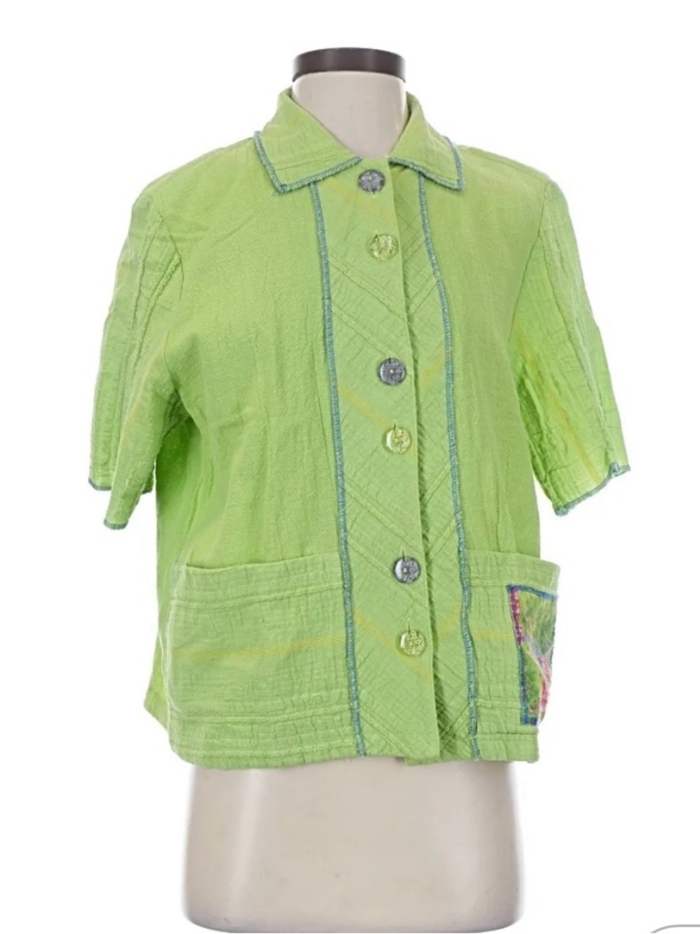 Saint Germain Paris vintage blouse size Large
